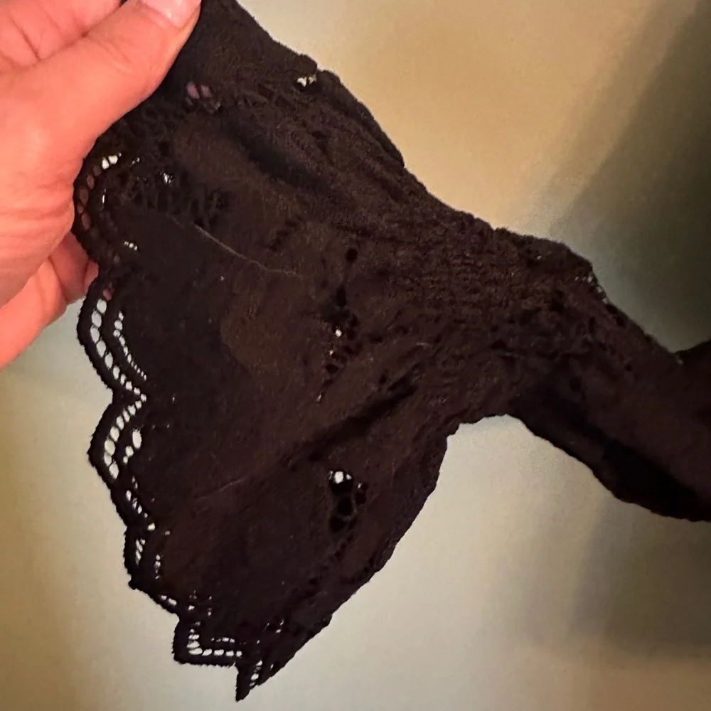 NWT: Free People Olivia Lace Top With Bell Sleeves - Picture 9 of 14